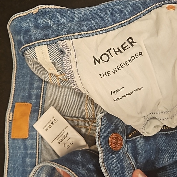 💕MOTHER💕 The Weekender Mid-Rise Flare Jeans ~ Layover 25 NWOT - Picture 17 of 17